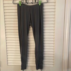 Neon Buddha Charcoal Gray Ruched Leg Optional Leggings